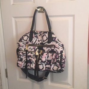 Aimee Kestenberg Nylon Shopper w/ Leather Trim